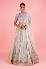 Gota Embriodered Lehenga With Dupatta2135 video